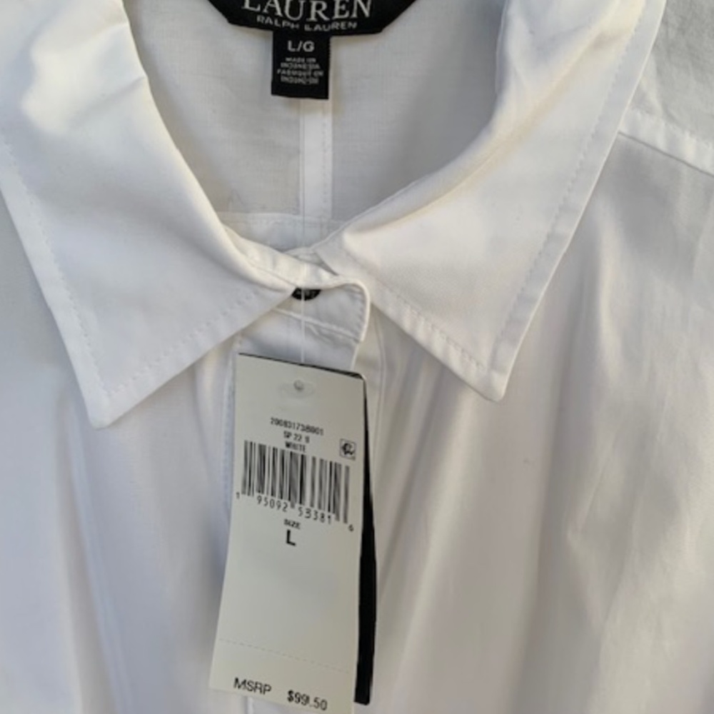 new with tags Ralph Lauren tie front top